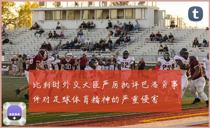比利时外交大臣严厉批评巴洛贡事件对足球体育精神的严重侵害